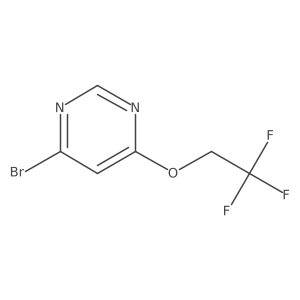 4-Bromo-6-(2,2,2-trifluoroethoxy)pyrimidine Structure