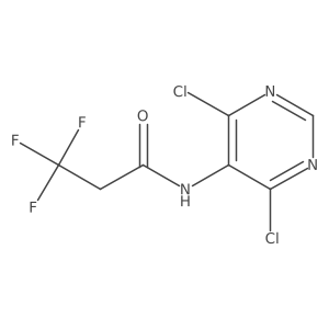 N-(4,6-dichloro-5-pyrimidinyl)-3,3,3-trifluoropropanamide Structure