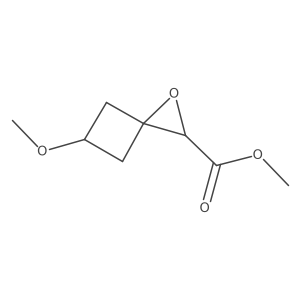 Methyl 5-methoxy-1-oxaspiro[2.3]hexane-2-carboxylate结构式