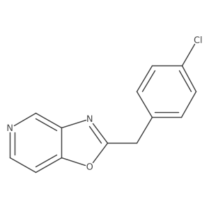 2-(4-Chlorobenzyl)oxazolo[4,5-c]pyridine Structure