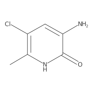 3-amino-5-chloro-6-methylpyridin-2(1H)-one Structure