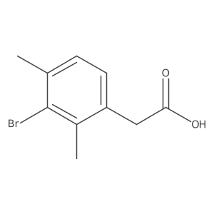 2-(3-Bromo-2,4-dimethylphenyl)acetic acid结构式