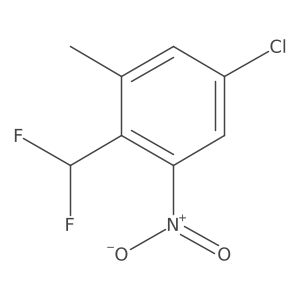 5-Chloro-2-(difluoromethyl)-1-methyl-3-nitrobenzene Structure