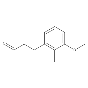 3-(3-Methoxy-2-methylphenyl)propanal Structure