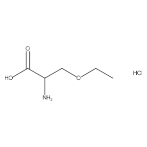(2R)-2-amino-3-ethoxypropanoic acid hydrochloride结构式
