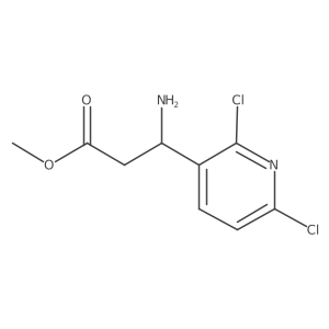 Methyl 3-amino-3-(2,6-dichloropyridin-3-yl)propanoate Structure