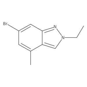 6-bromo-2-ethyl-4-methyl-2H-indazole Structure