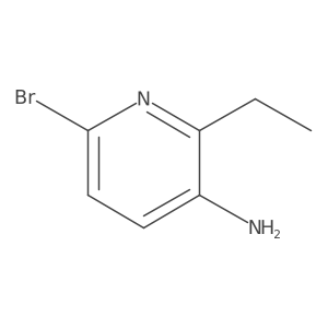 6-Bromo-2-ethylpyridin-3-amine Structure