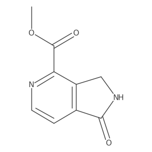 Methyl 1-oxo-2,3-dihydropyrrolo[3,4-c]pyridine-4-carboxylate Structure