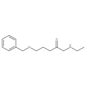 [5-(Benzyloxy)-2-oxopentyl](ethyl)amine Structure
