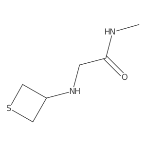N-Methyl-2-(thietan-3-ylamino)acetamide Structure