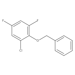 2-(Benzyloxy)-1-chloro-3,5-difluorobenzene结构式