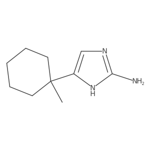 5-(1-methylcyclohexyl)-1H-imidazol-2-amine Structure