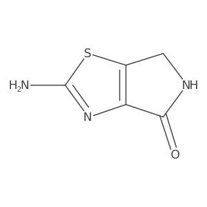 2-Amino-5,6-dihydro-4H-pyrrolo[3,4-d]thiazol-4-one Structure