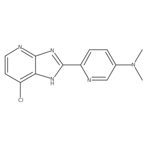 6-(7-Chloro-3H-imidazo[4,5-b]pyridin-2-yl)-N,N-dimethyl-3-pyridinamine Structure