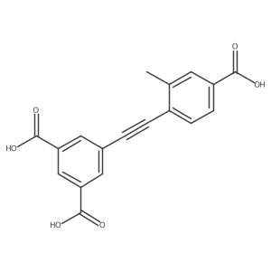 5-((4-Carboxy-2-methylphenyl)ethynyl)isophthalic acid结构式