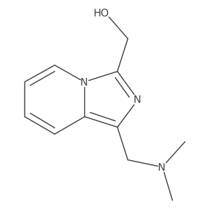 (1-((Dimethylamino)methyl)imidazo[1,5-a]pyridin-3-yl)methanol结构式