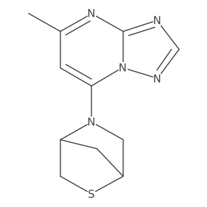 5-{5-Methyl-[1,2,4]triazolo[1,5-a]pyrimidin-7-yl}-2-thia-5-azabicyclo[2.2.1]heptane Structure