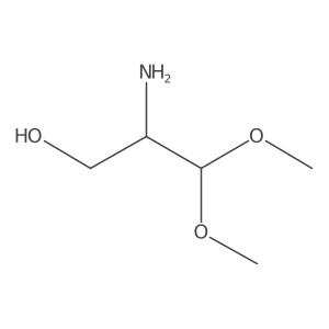 2-Amino-3,3-dimethoxypropan-1-ol Structure