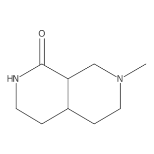 7-Methyl-decahydro-2,7-naphthyridin-1-one结构式