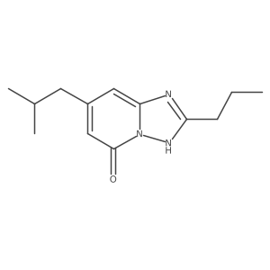 7-(2-Methylpropyl)-2-propyl-[1,2,4]triazolo[1,5-a]pyridin-5-ol Structure