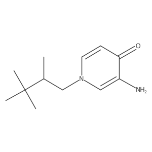 3-Amino-1-(2,3,3-trimethylbutyl)-1,4-dihydropyridin-4-one结构式