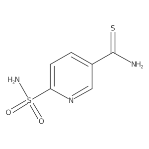 6-Sulfamoylpyridine-3-carbothioamide Structure