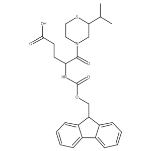 4-({[(9H-fluoren-9-yl)methoxy]carbonyl}amino)-5-oxo-5-[2-(propan-2-yl)thiomorpholin-4-yl]pentanoic acid Structure