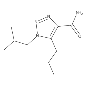 1-(2-methylpropyl)-5-propyl-1H-1,2,3-triazole-4-carboxamide Structure