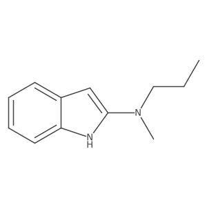 N-methyl-N-propyl-1H-indol-2-amine Structure