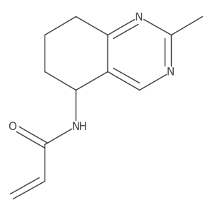 N-(2-Methyl-5,6,7,8-tetrahydroquinazolin-5-yl)prop-2-enamide结构式