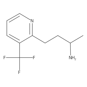 (2S)-4-[3-(trifluoromethyl)pyridin-2-yl]butan-2-amine Structure