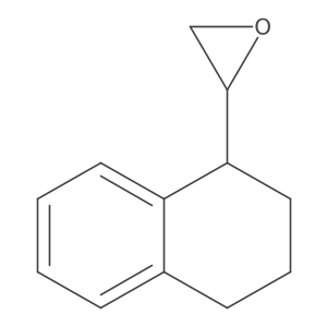 (2R)-2-(1,2,3,4-tetrahydronaphthalen-1-yl)oxirane结构式