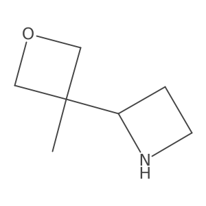 2-(3-Methyloxetan-3-yl)azetidine Structure
