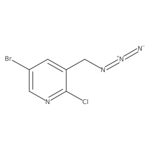 3-(Azidomethyl)-5-bromo-2-chloropyridine Structure