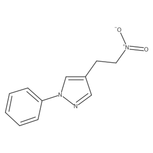 4-(2-nitroethyl)-1-phenyl-1H-pyrazole Structure