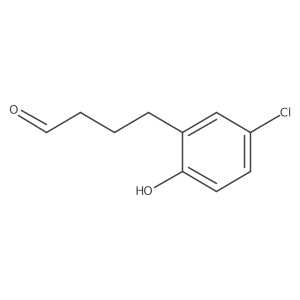 4-(5-Chloro-2-hydroxyphenyl)butanal结构式