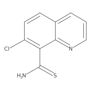 7-Chloroquinoline-8-carbothioamide结构式
