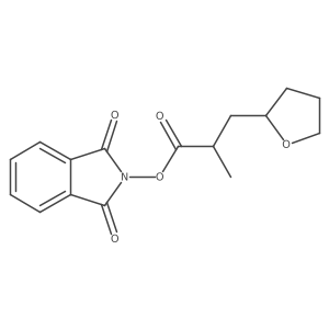 1,3-dioxo-2,3-dihydro-1H-isoindol-2-yl 2-methyl-3-(oxolan-2-yl)propanoate Structure