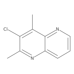 3-Chloro-2,4-dimethyl-1,5-naphthyridine Structure