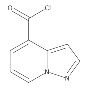 Pyrazolo[1,5-a]pyridine-4-carbonyl chloride结构式