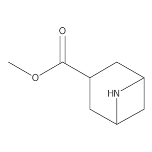 Methyl 6-azabicyclo[3.1.1]heptane-3-carboxylate结构式