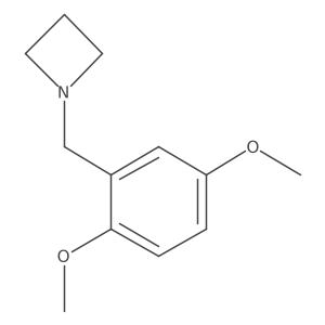 1-(2,5-Dimethoxybenzyl)azetidine Structure