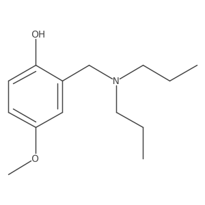 2-[(Dipropylamino)methyl]-4-methoxyphenol结构式