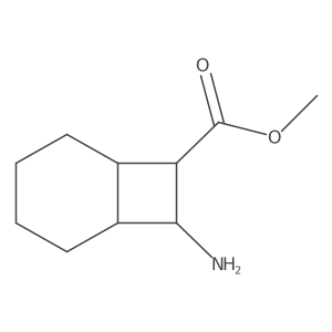 Methyl 8-aminobicyclo[4.2.0]octane-7-carboxylate结构式