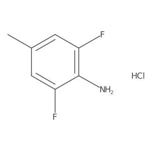 2,6-Difluoro-4-methylaniline hydrochloride结构式