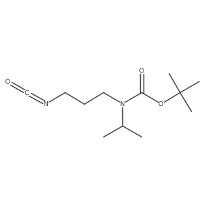 tert-butyl N-(3-isocyanatopropyl)-N-(propan-2-yl)carbamate结构式