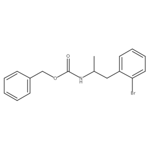 benzyl N-[1-(2-bromophenyl)propan-2-yl]carbamate结构式