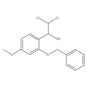 1-(2-(Benzyloxy)-4-methoxyphenyl)-2,2-dichloroethanol结构式