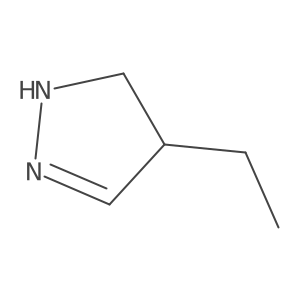4-ethyl-4,5-dihydro-1H-pyrazole Structure